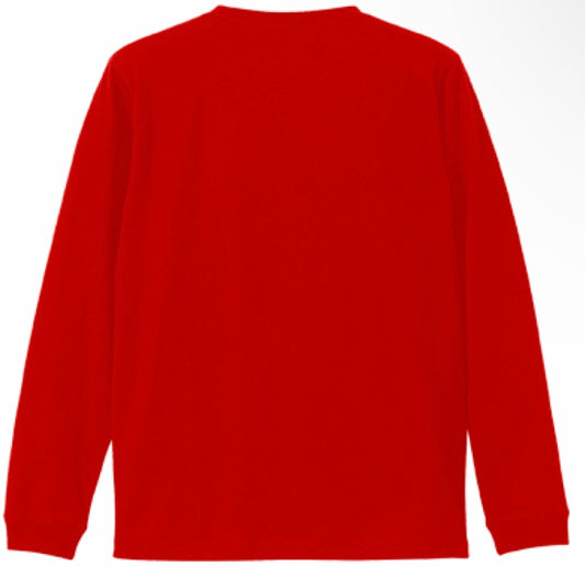 BVノーマルフィット長袖Tシャツ レッド FRENTE