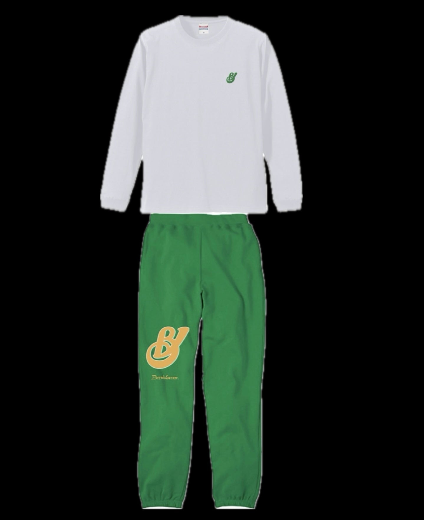 BVノーマルフィット長袖Tシャツ ホワイト DETRAS