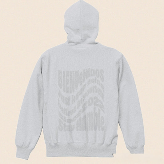 BVヘビーウェイトパーカー (アッシュカラー x ライトグレー) Abrigada