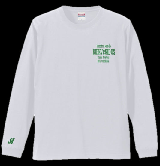 BVノーマルフィット長袖Tシャツ ホワイト FRENTE