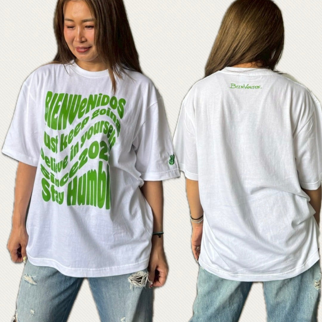 BVビックシルエット半袖Tシャツ ホワイト OLA