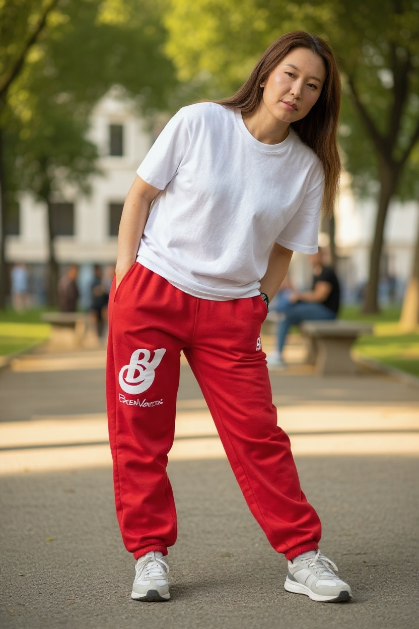 BVライトウェイト スウェットパンツ ブライトレッド LIGERO