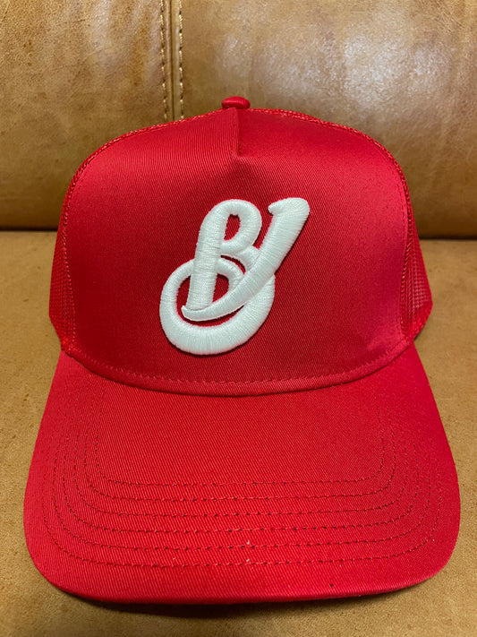 【数量限定】BVメッシュキャップ レッド SINGULAR