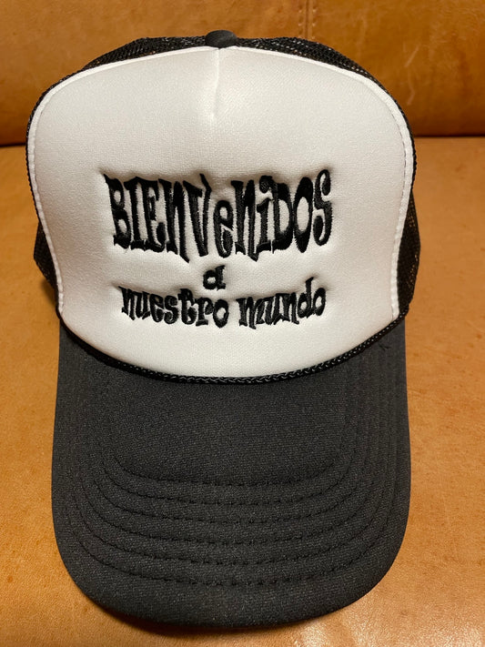 【数量限定】BVツートンメッシュキャップ ホワイト X ブラック MULTIPLE