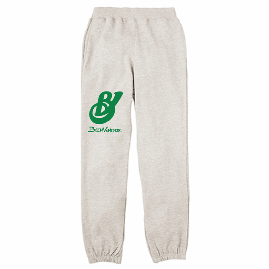 BVライトウェイト スウェットパンツ オートミール X 緑 PRIMERA