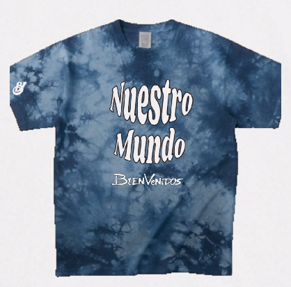 BVノーマルフィット タイダイTシャツ ネイビー OSTENTOSO