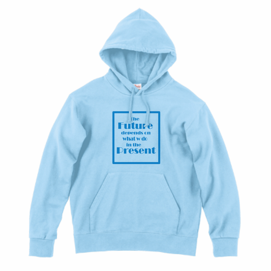 BVプルオーバーパーカー ライトブルー PLAZA