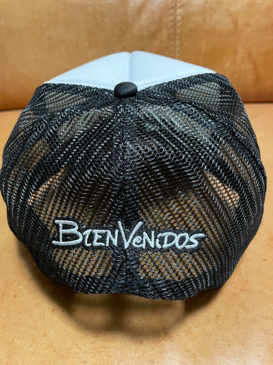 【数量限定】BVツートンメッシュキャップ ホワイト X ブラック MULTIPLE2