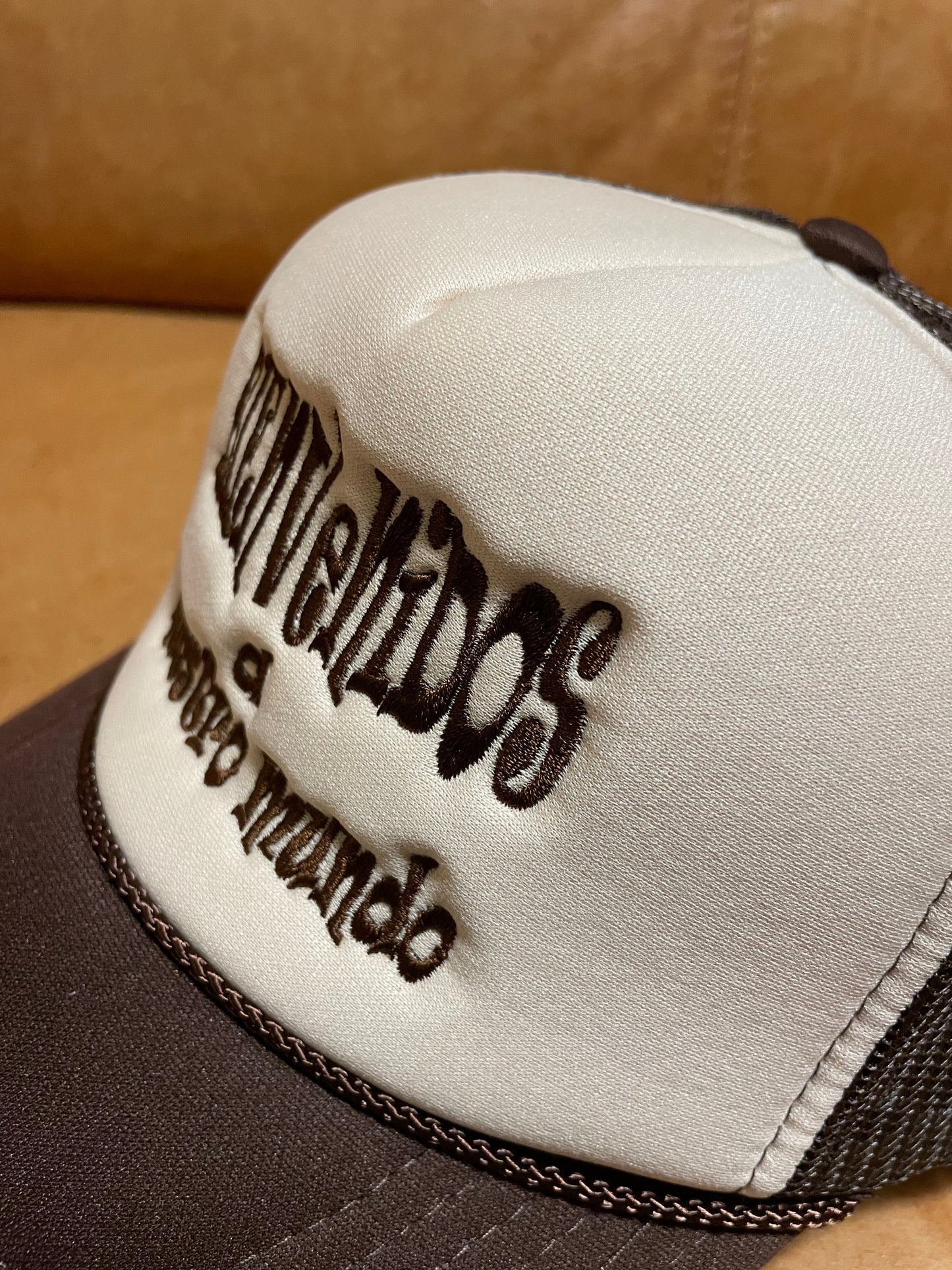 【数量限定】BVツートンメッシュキャップ ブラウン X タン MULTIPLE