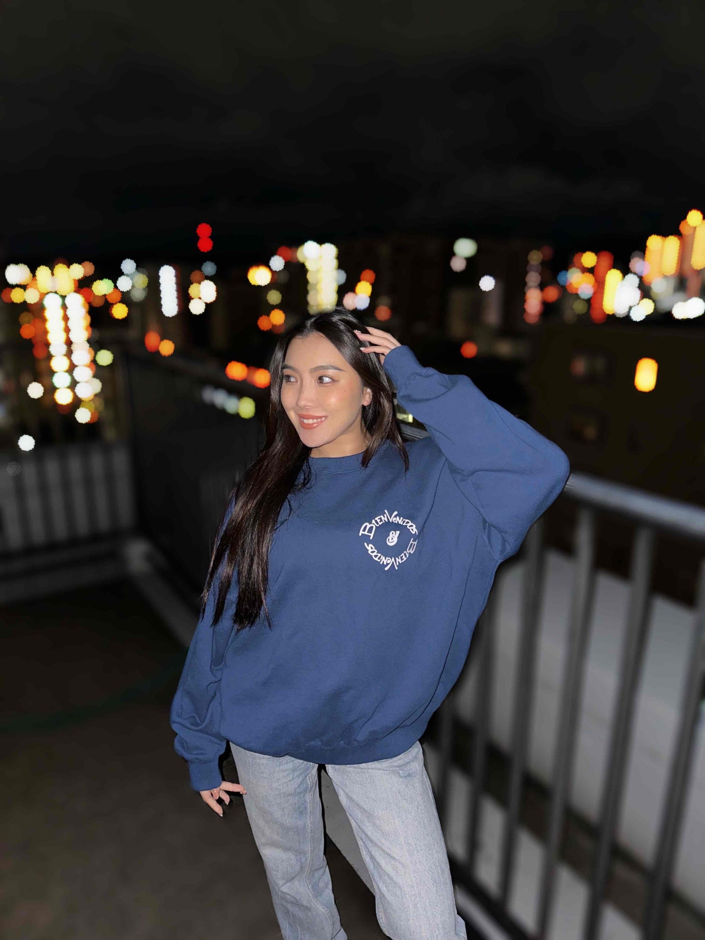 BVスウェット オーバーサイズフィット SIMBORO-BL