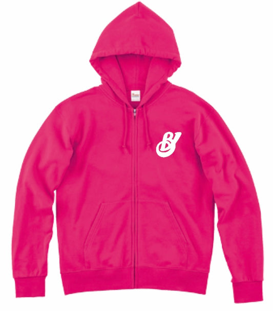 BVジップパーカー フラミンゴピンク PAREO
