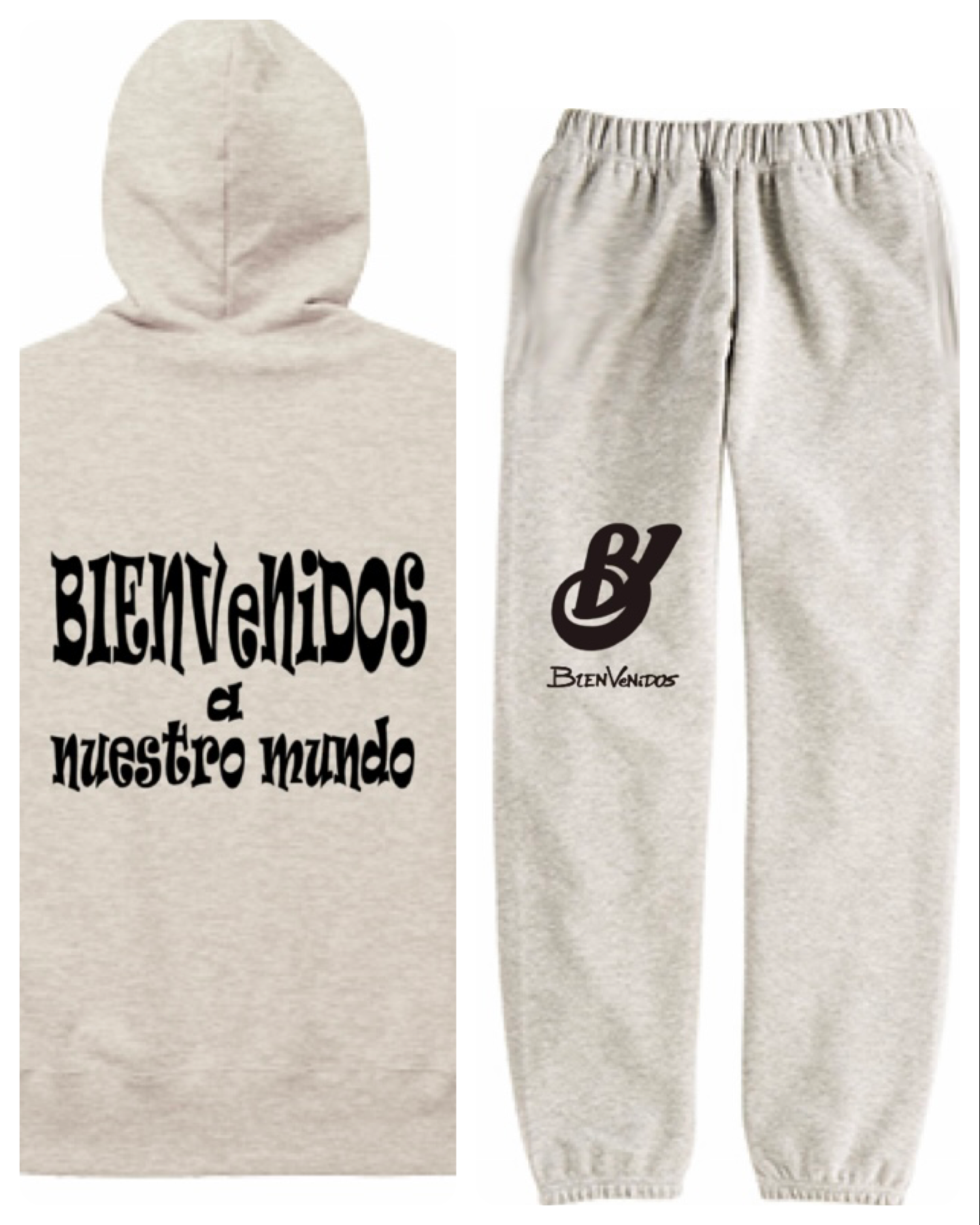 BVジップパーカー オートミール PAREO