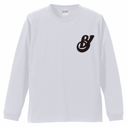 BVノーマルフィット長袖Tシャツ ホワイト DEBUT