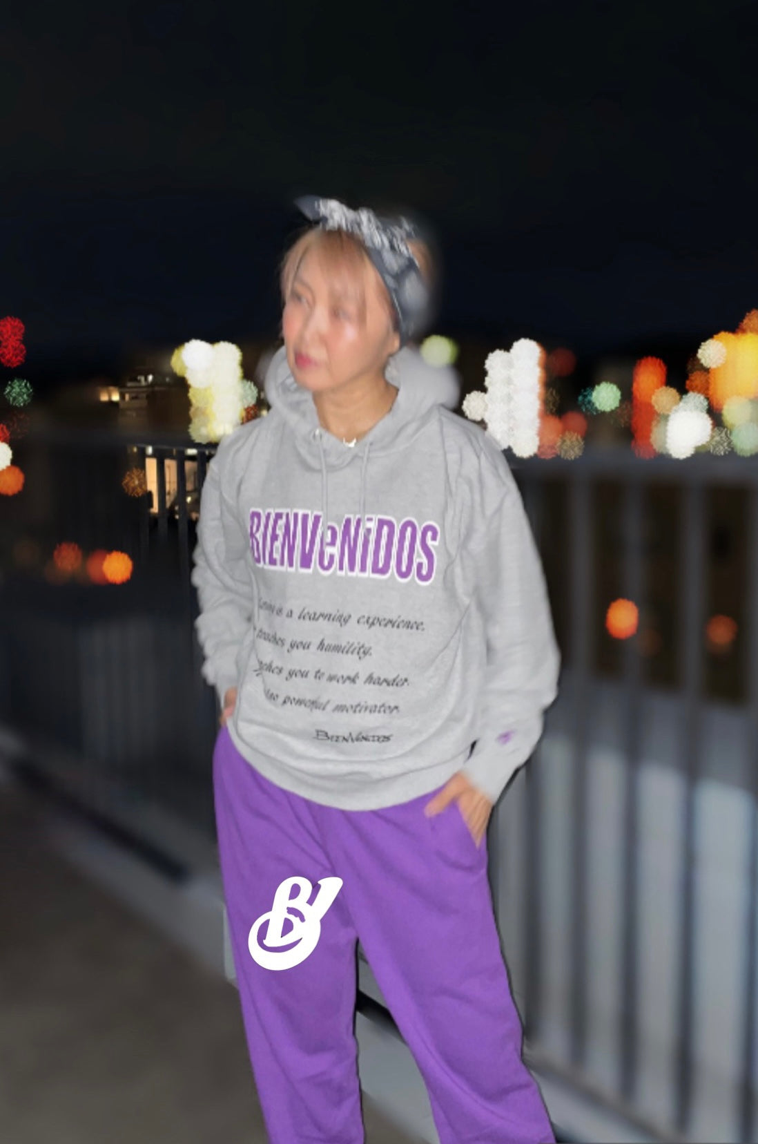 BVスウェットパンツ バイオレット PRIMERA