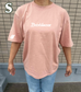 BVビックシルエット半袖Tシャツ　ダスティピンク　LIGERO