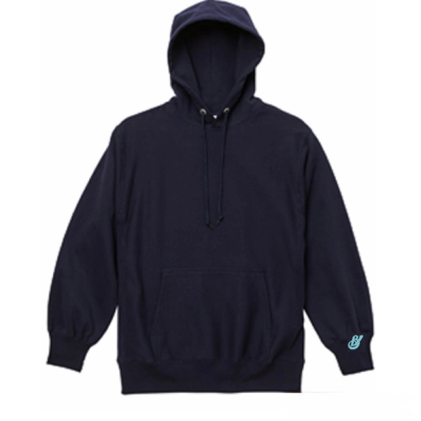 BVヘビーウェイトパーカー （ネイビー x スカイブルー） Abrigada