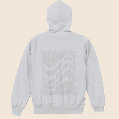 BVヘビーウェイトパーカー (アッシュカラー x ライトグレー) Abrigada