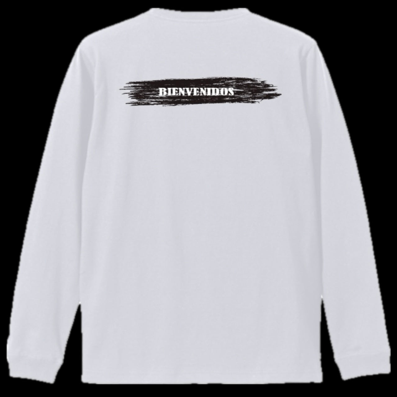 BVノーマルフィット長袖Tシャツ　ホワイト　DEBIL