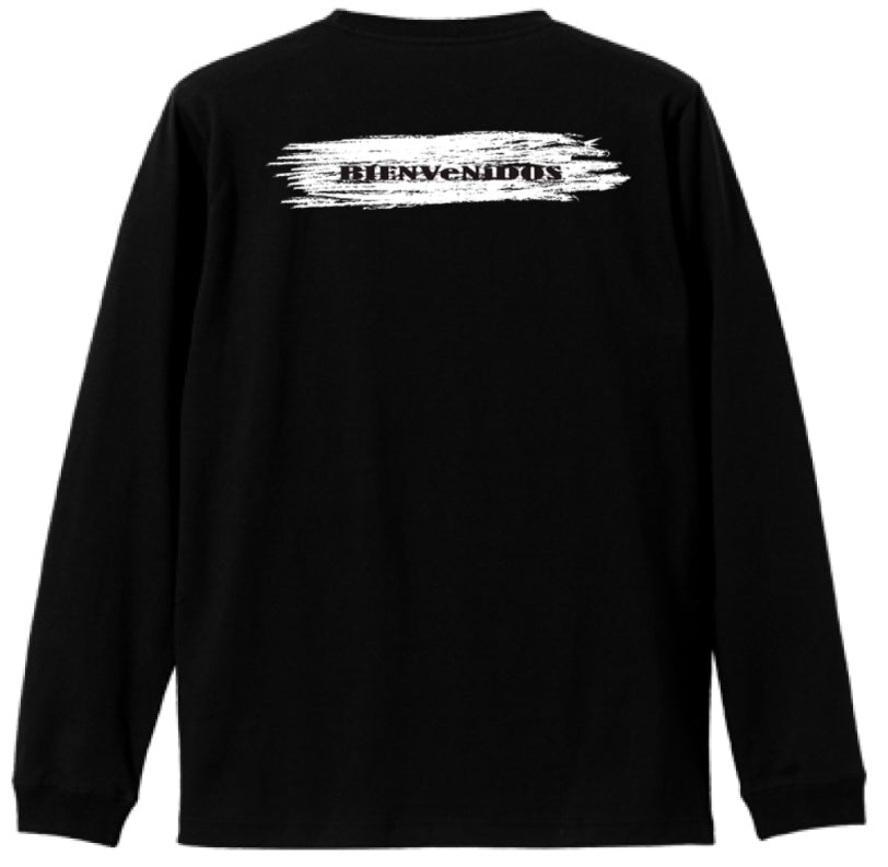 BVノーマルフィット長袖Tシャツ　ブラック　DEBIL