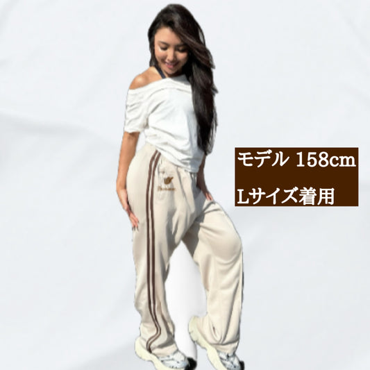 BVトラックパンツ サンドベージュ FRESCO