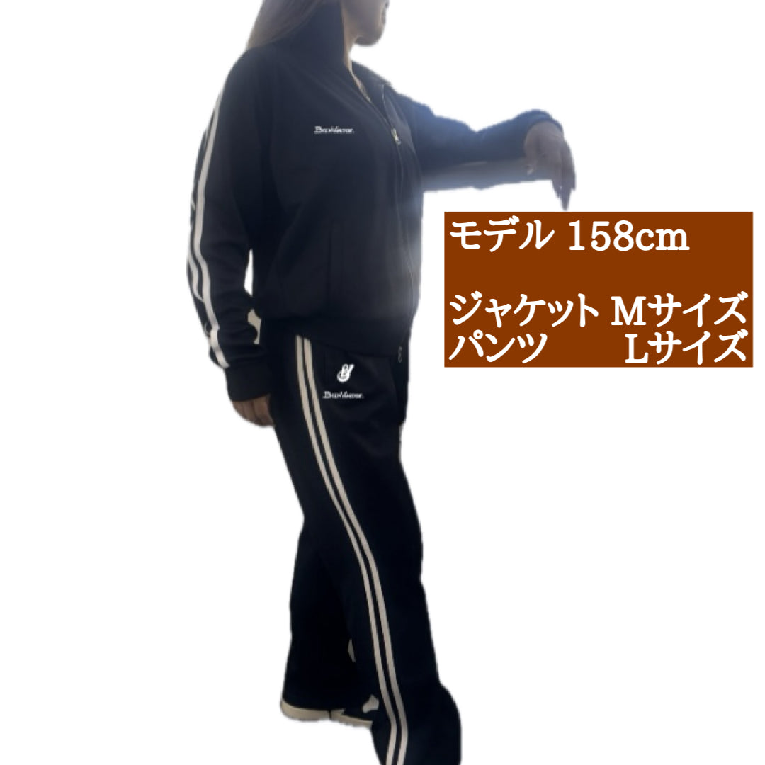 BVトラックジャケット ブラック FRESCO