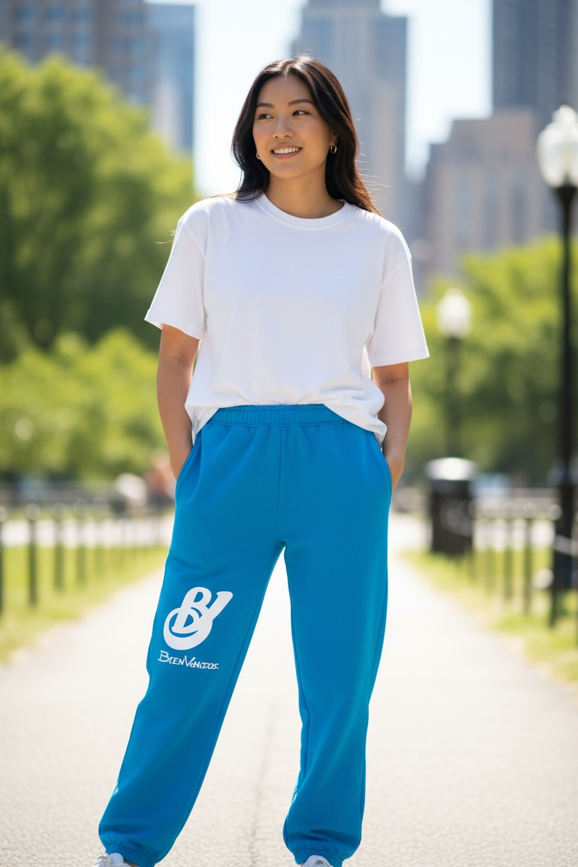 BVライトウェイトスウェットパンツ　オーシャンブルー　LIGERO