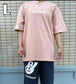 BVビックシルエット半袖Tシャツ　ダスティピンク　LIGERO