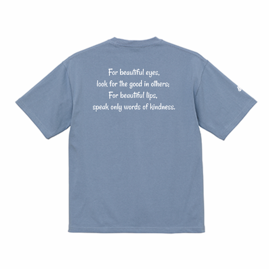 BVビックシルエット半袖Tシャツ　アシッドブルー　SENTIDO